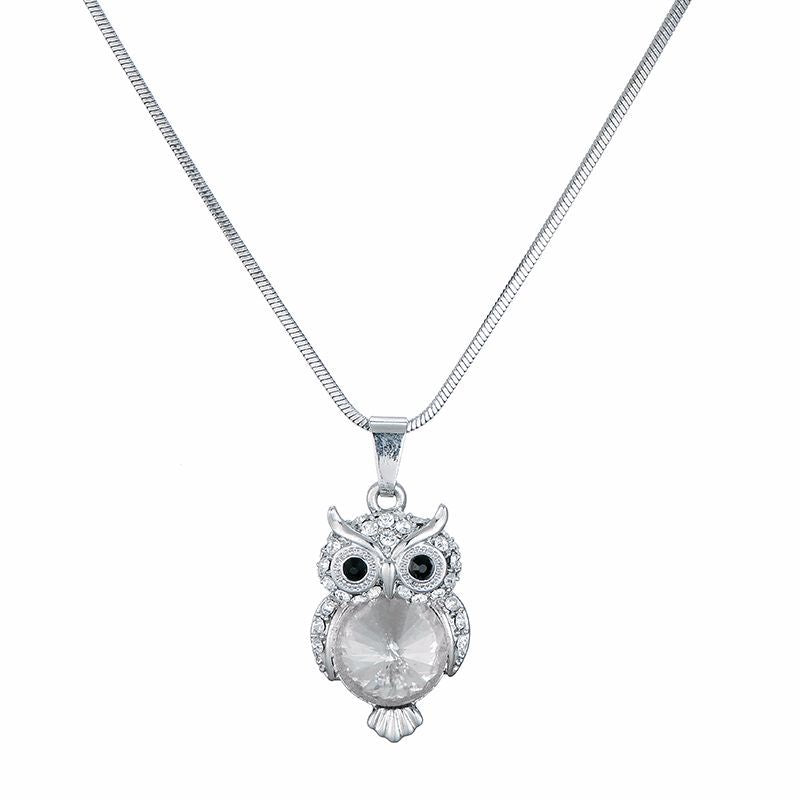 Korean Style Fashion Owl Pendant Necklace for Women